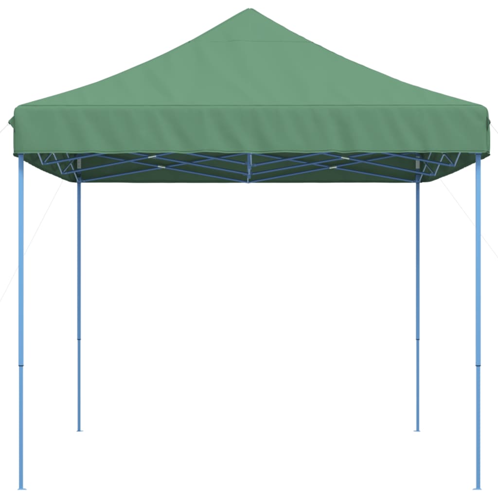 Tente de fête pliable pop-up verte 440x292x315 cm