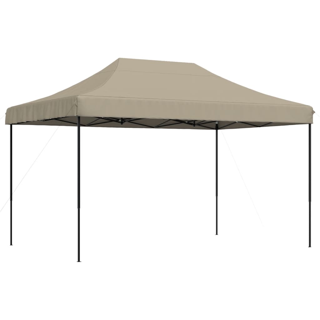 Partyzelt Faltbar Pop-Up Taupe 440x292x315 cm