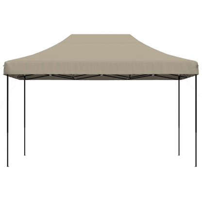 Partyzelt Faltbar Pop-Up Taupe 440x292x315 cm