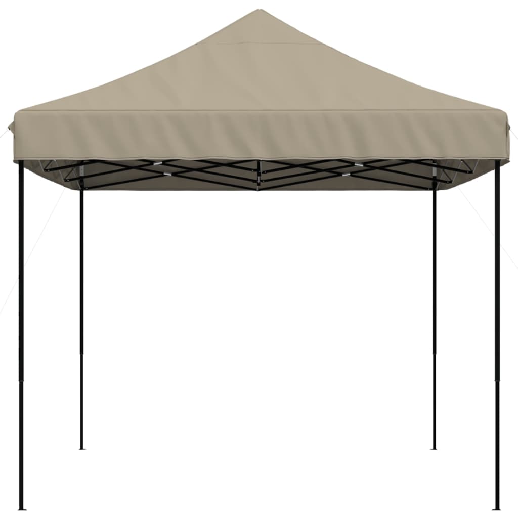 Partyzelt Faltbar Pop-Up Taupe 440x292x315 cm