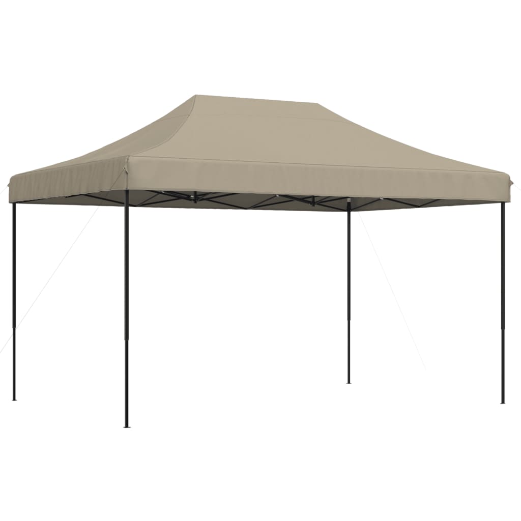 Partyzelt Faltbar Pop-Up Taupe 440x292x315 cm