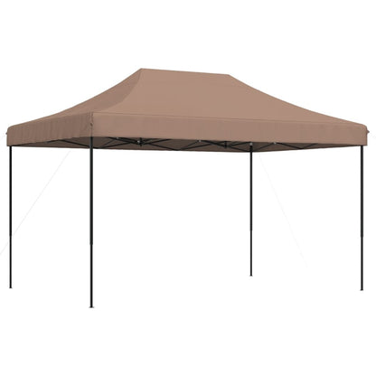 Tente de fête pliable pop-up marron 440x292x315 cm