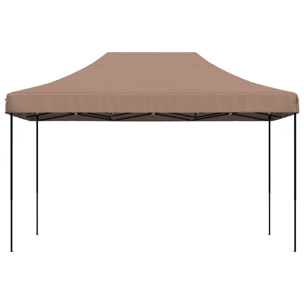 Tente de fête pliable pop-up marron 440x292x315 cm