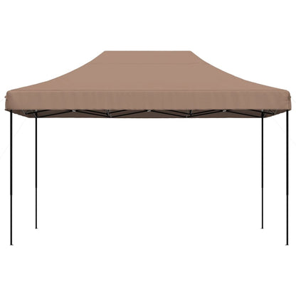 Tente de fête pliable pop-up marron 440x292x315 cm