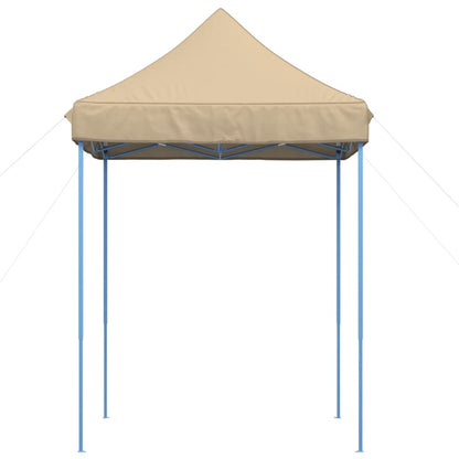 Tente de fête pliable pop-up beige 200x200x306 cm