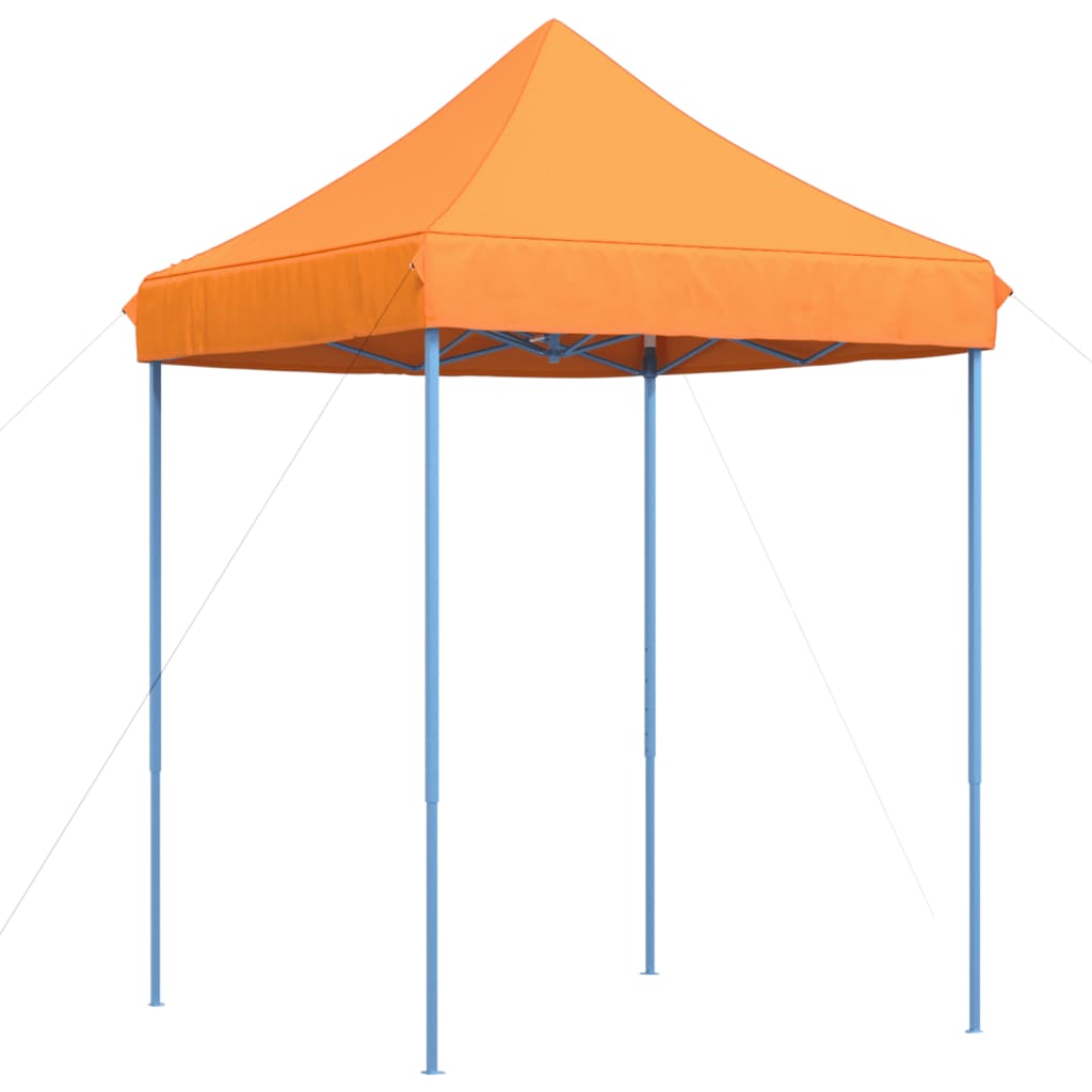 Tente de fête pliable pop-up orange 200x200x306 cm