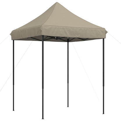 Tente de fête pliable pop-up taupe 200x200x306 cm