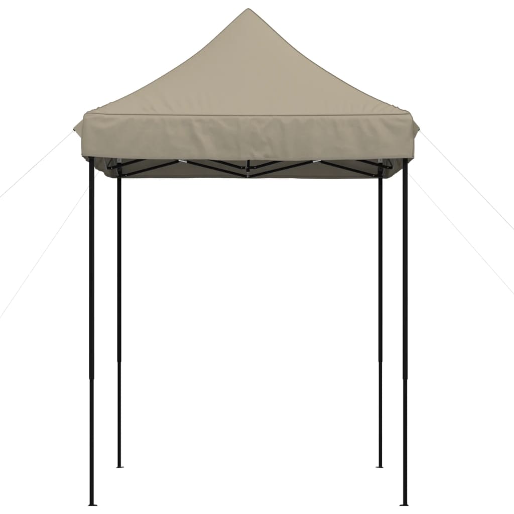 Tente de fête pliable pop-up taupe 200x200x306 cm