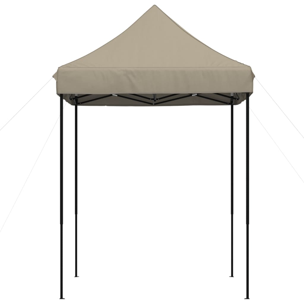 Tente de fête pliable pop-up taupe 200x200x306 cm