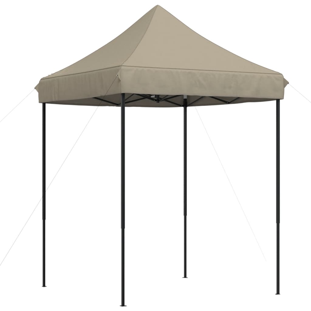 Tente de fête pliable pop-up taupe 200x200x306 cm