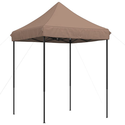 Tente de fête pliable pop-up marron 200x200x306 cm