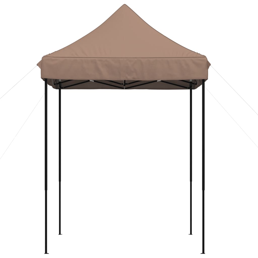 Tente de fête pliable pop-up marron 200x200x306 cm