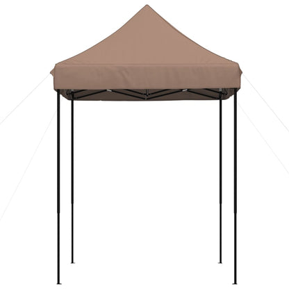 Tente de fête pliable pop-up marron 200x200x306 cm