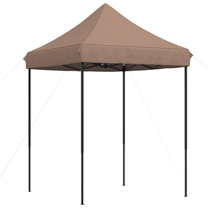 Tente de fête pliable pop-up marron 200x200x306 cm