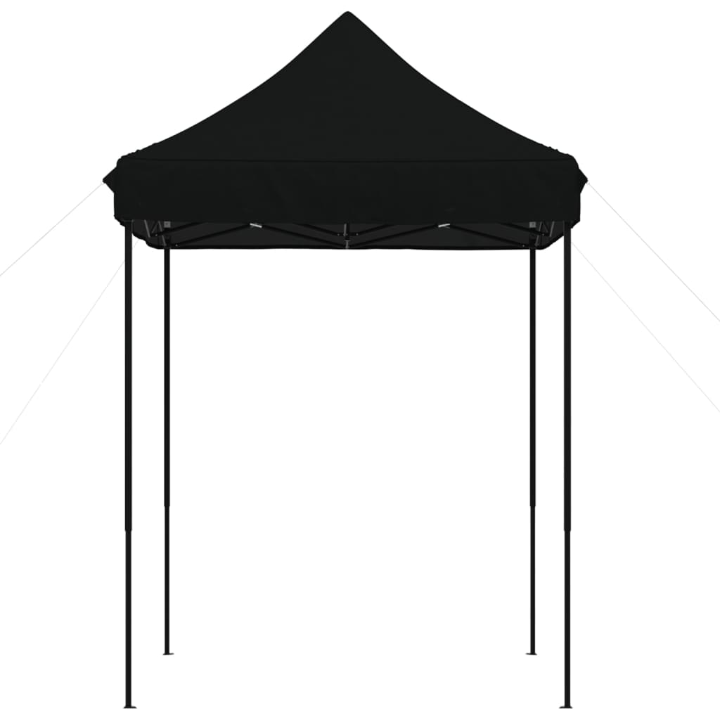 Tente de fête pliable pop-up noire 200x200x306 cm