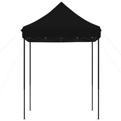 Tente de fête pliable pop-up noire 200x200x306 cm