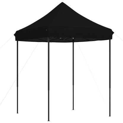 Tente de fête pliable pop-up noire 200x200x306 cm