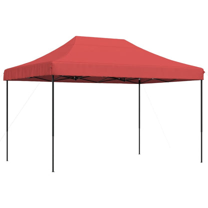 Partyzelt Faltbar Pop-Up Burgunderrot 410x279x315 cm