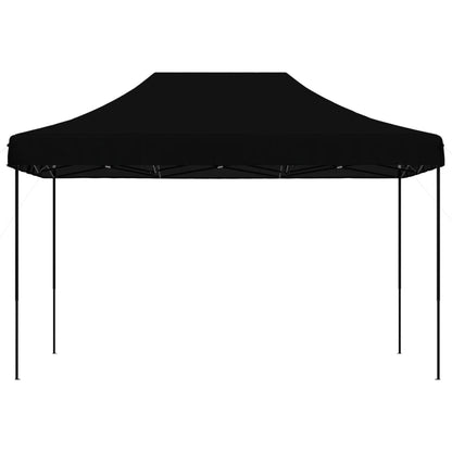 Tente de fête pliable pop-up noire 410x279x315 cm