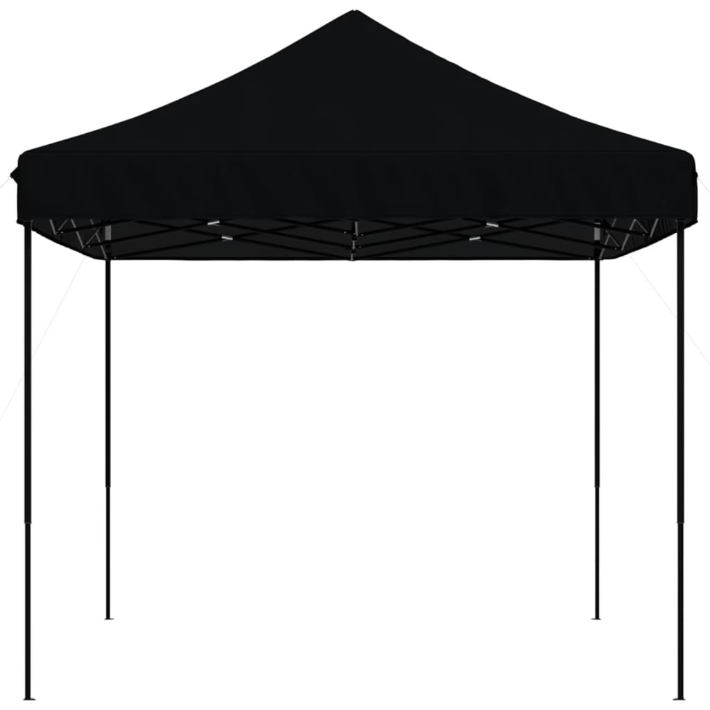 Tente de fête pliable pop-up noire 410x279x315 cm