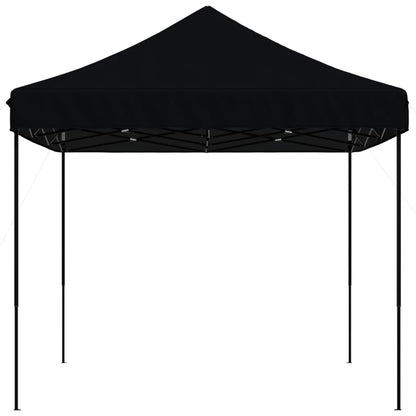 Tente de fête pliable pop-up noire 410x279x315 cm