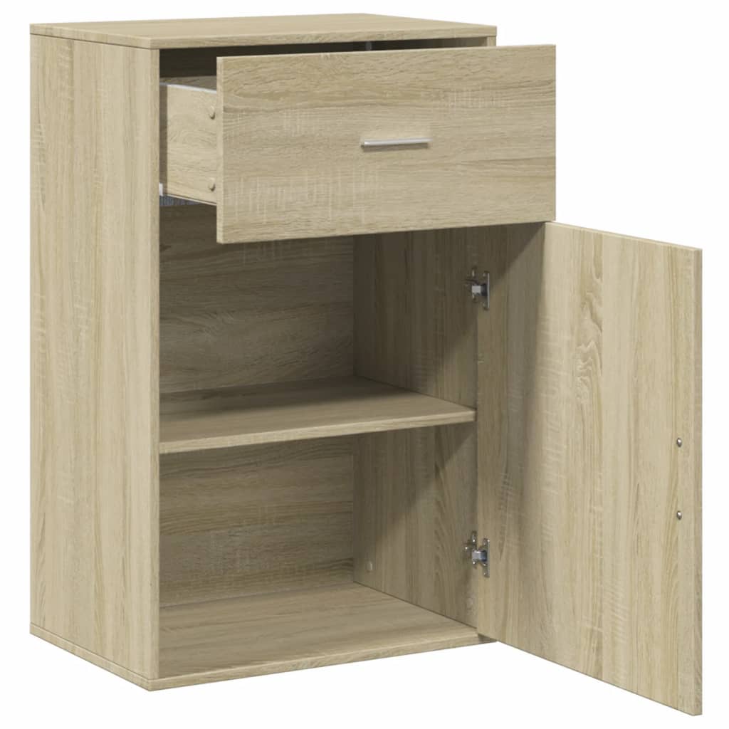 Mueble auxiliar roble Sonoma 56,5x39x90 cm material madera