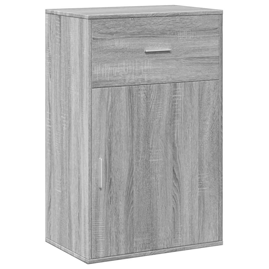 Armoire latérale gris Sonoma 56,5x39x90 cm en bois