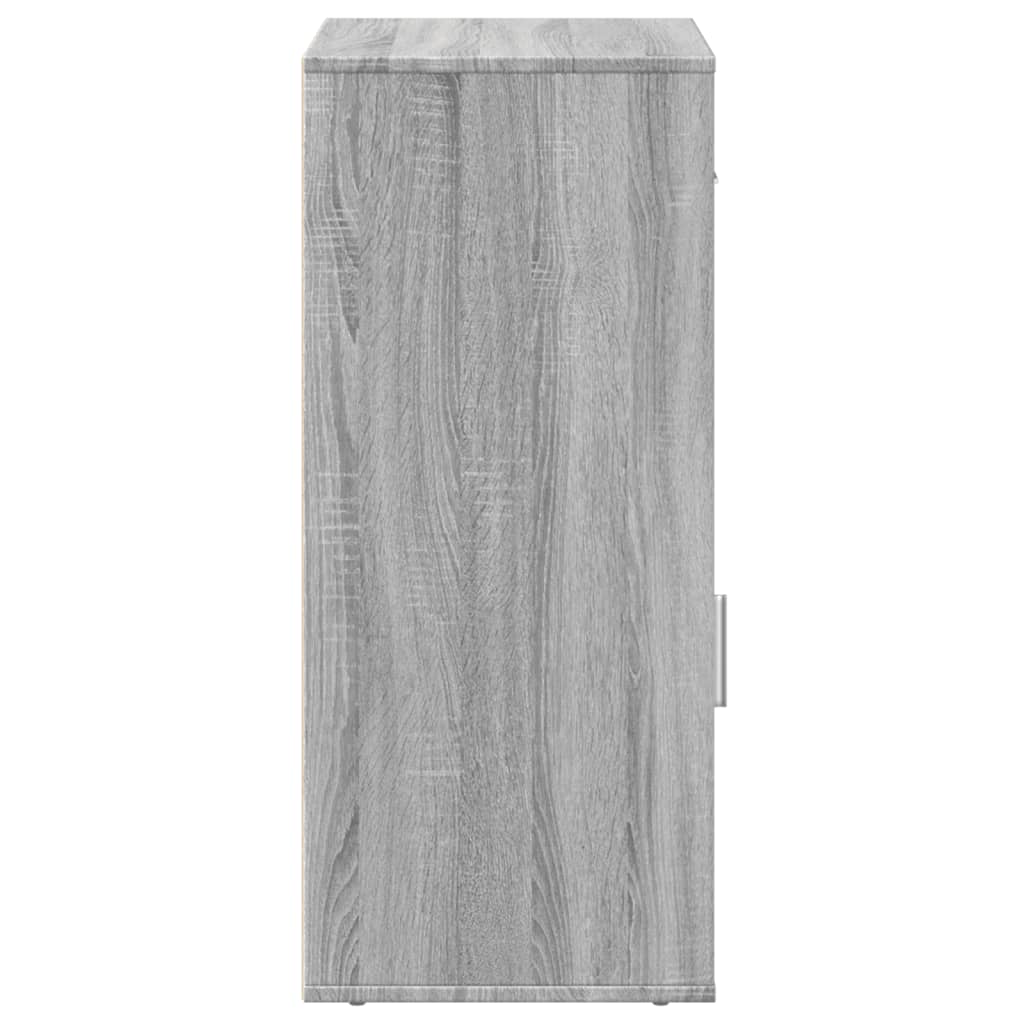 Armoire latérale gris Sonoma 56,5x39x90 cm en bois