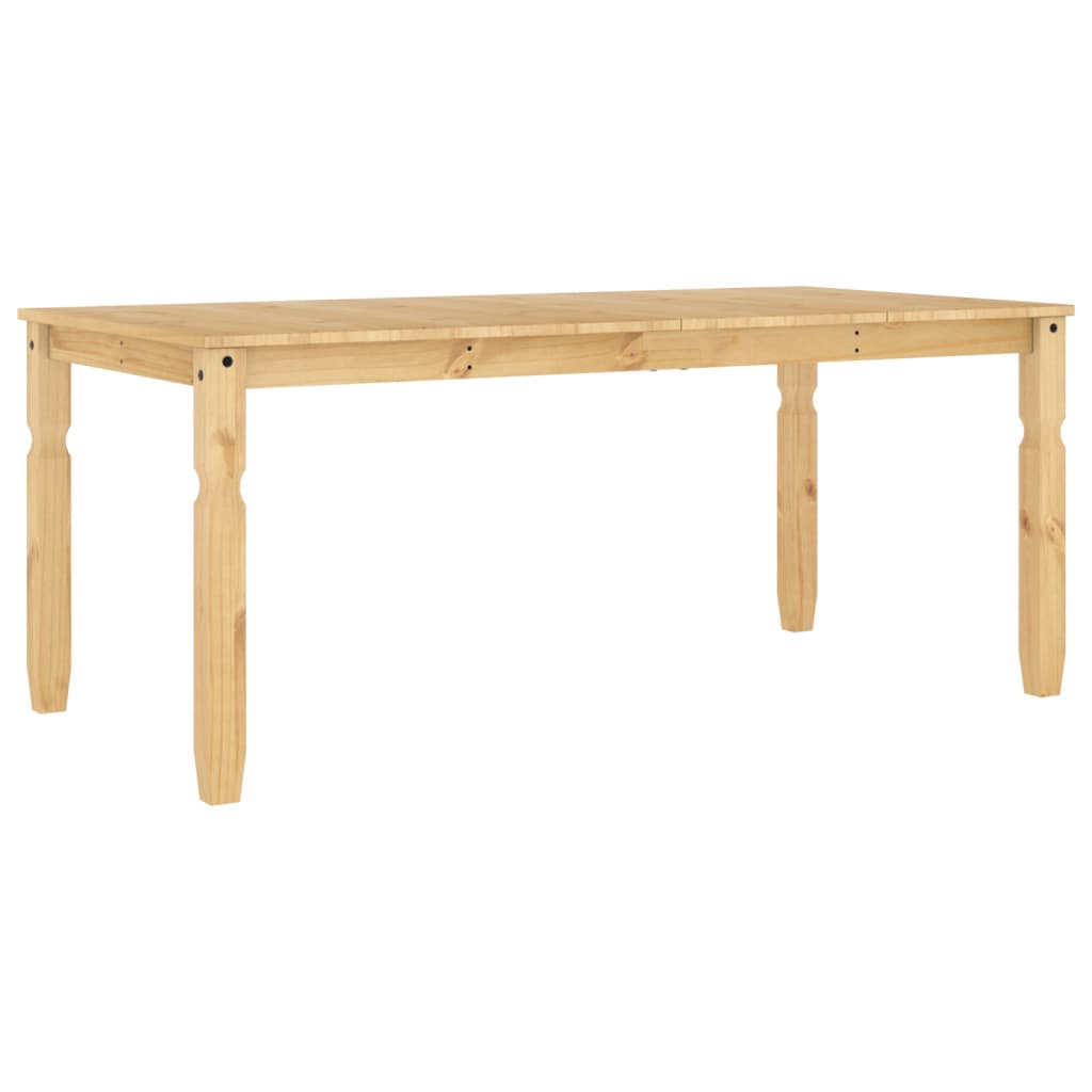 Mesa de comedor Corona 180x90x75 cm madera maciza de pino