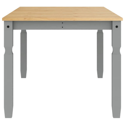 Table à manger Corona Gris 180x90x75 cm en bois de pin massif