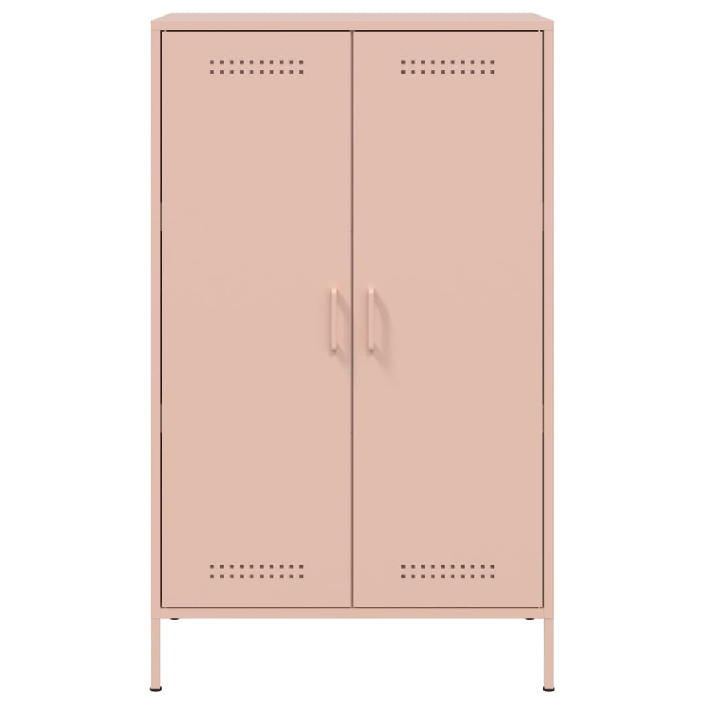 Alacena rosa 68x39x113 cm acero