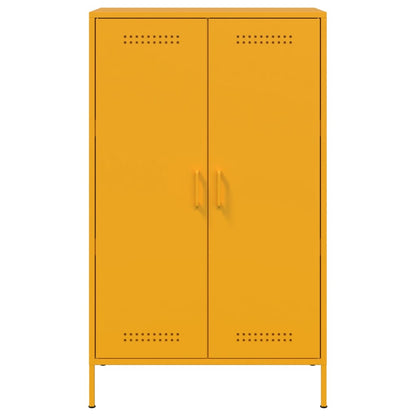 Alacena amarillo mostaza 68x39x113 cm acero