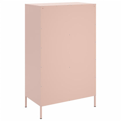 Alacena rosa 68x39x113 cm acero