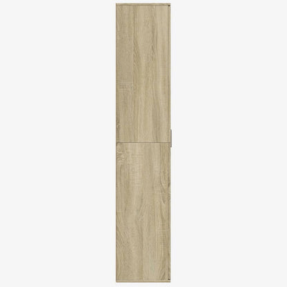 Highboard Sonoma-Eiche 80x35x180 cm Holzwerkstoff