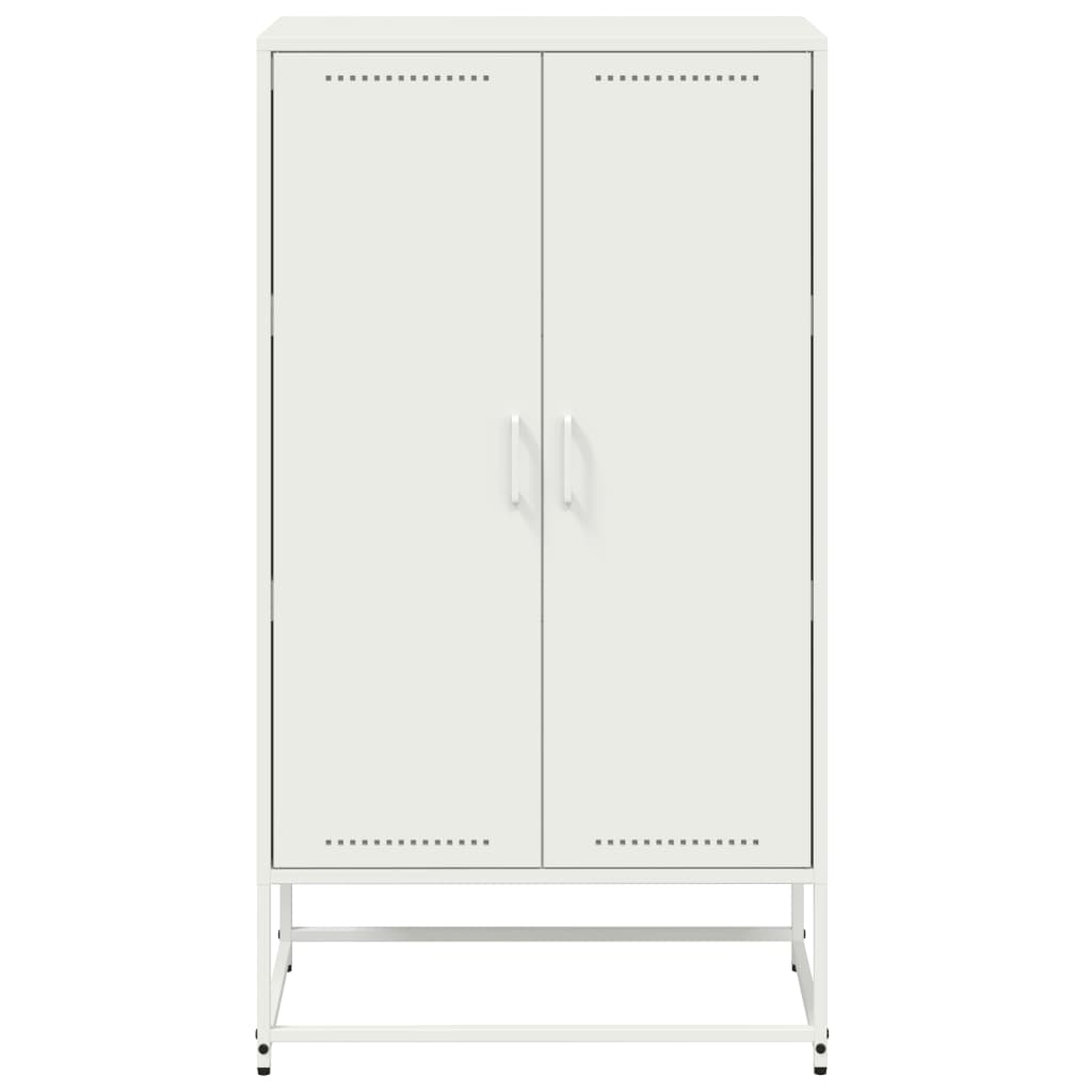 Buffet haut rose 68,5x38,5x123,5 cm en acier