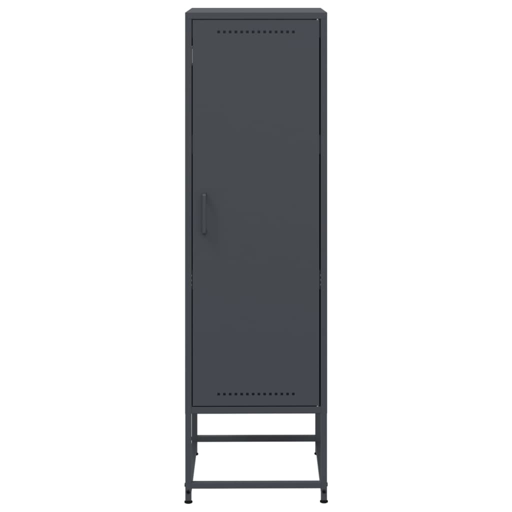 Highboard Anthrazit 36x39x123 cm Stahl