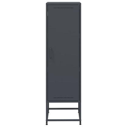 Highboard Anthrazit 36x39x123 cm Stahl