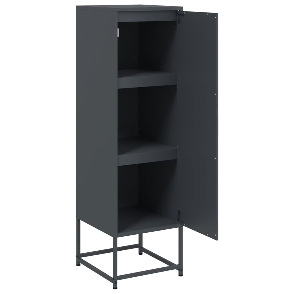 Highboard Anthrazit 36x39x123 cm Stahl