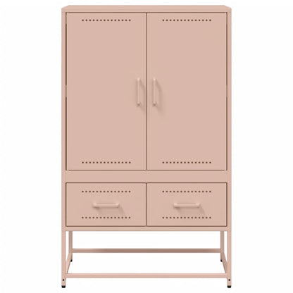 Buffet haut Rose 68x39x111,5 cm Acier laminé à froid