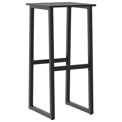 Barhocker 4 Stk. Schwarz 38x38x80 cm Pulverbeschichteter Stahl