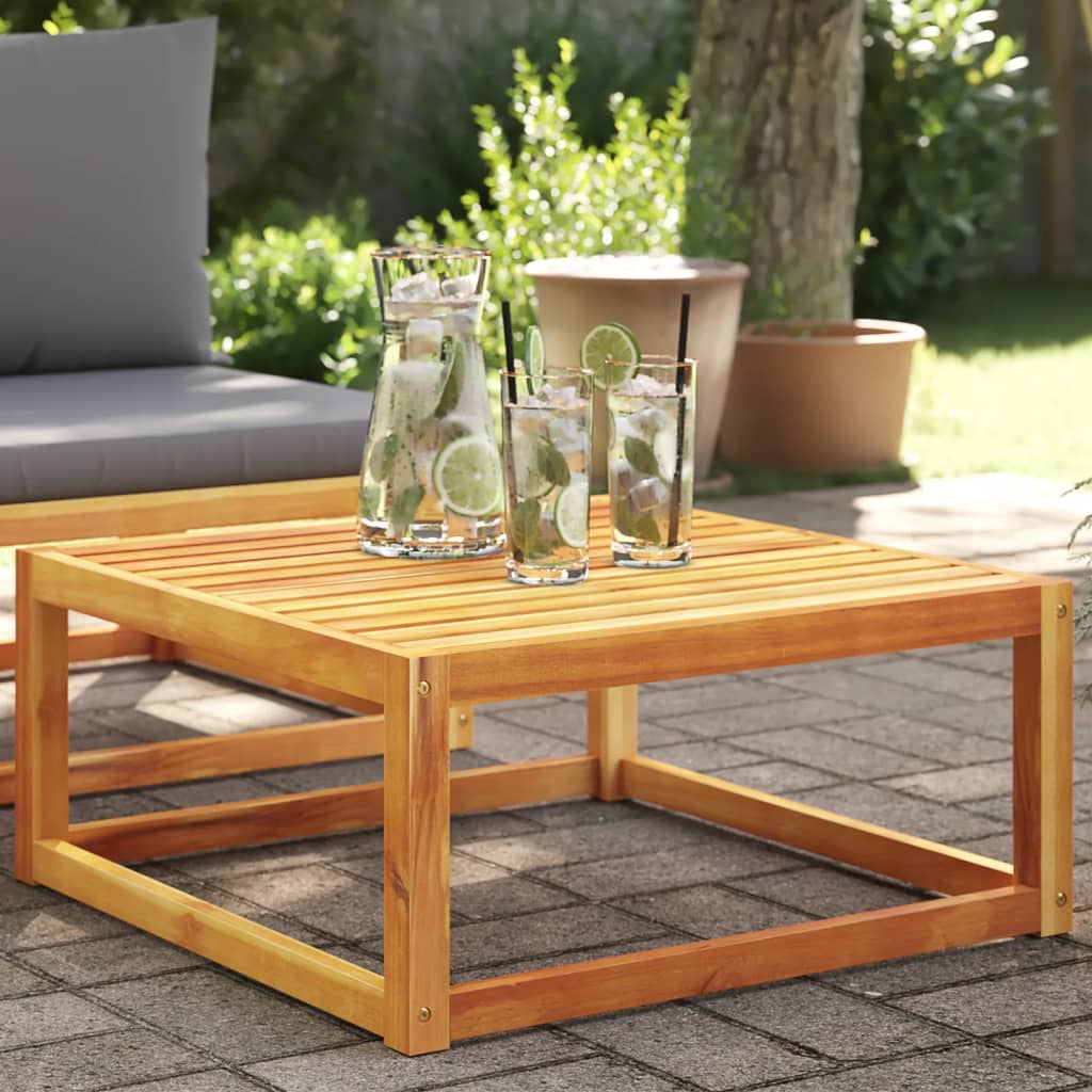 Garten-Couchtisch 65x65x29 cm Massivholz Akazie