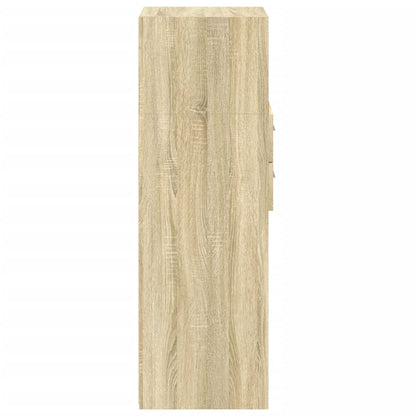 Highboard Sonoma-Eiche 30x42,5x124 cm Holzwerkstoff