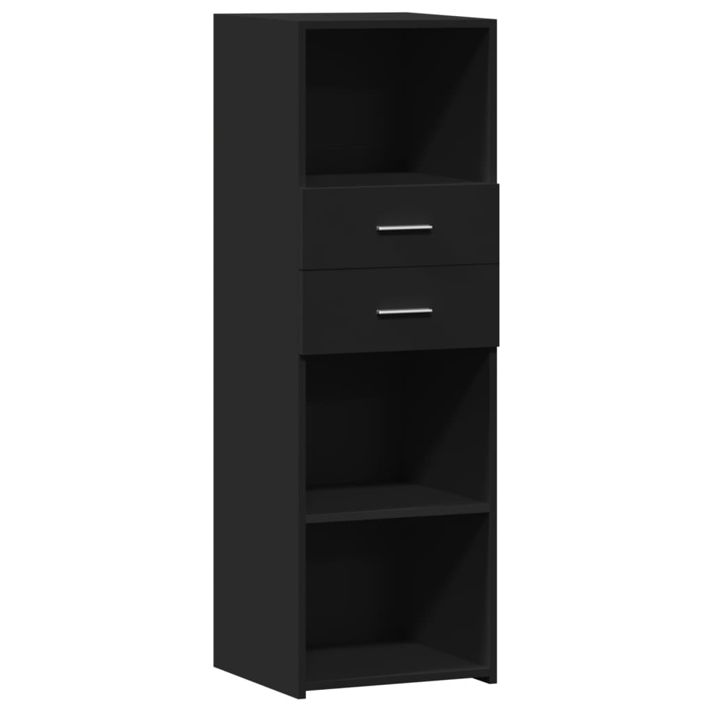 Highboard Schwarz 40x42,5x124 cm Holzwerkstoff