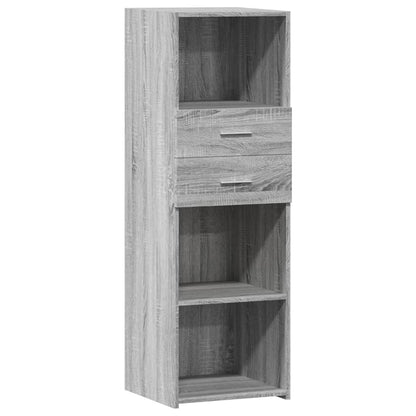 Highboard Grau Sonoma 40x42,5x124 cm Holzwerkstoff