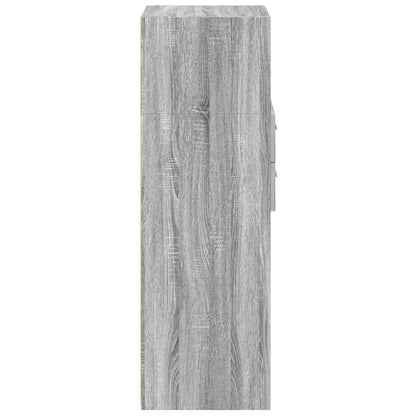 Highboard Grau Sonoma 40x42,5x124 cm Holzwerkstoff