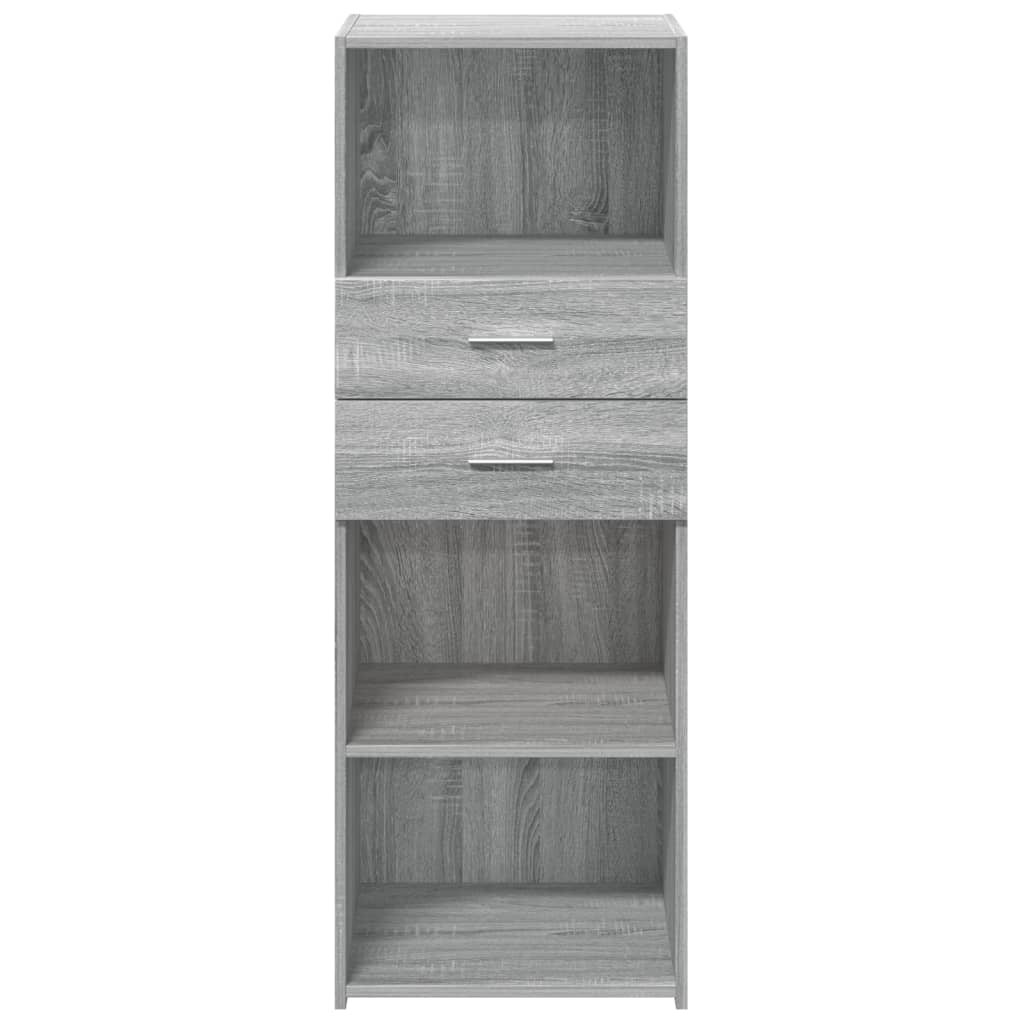 Highboard Grau Sonoma 45x42,5x124 cm Holzwerkstoff