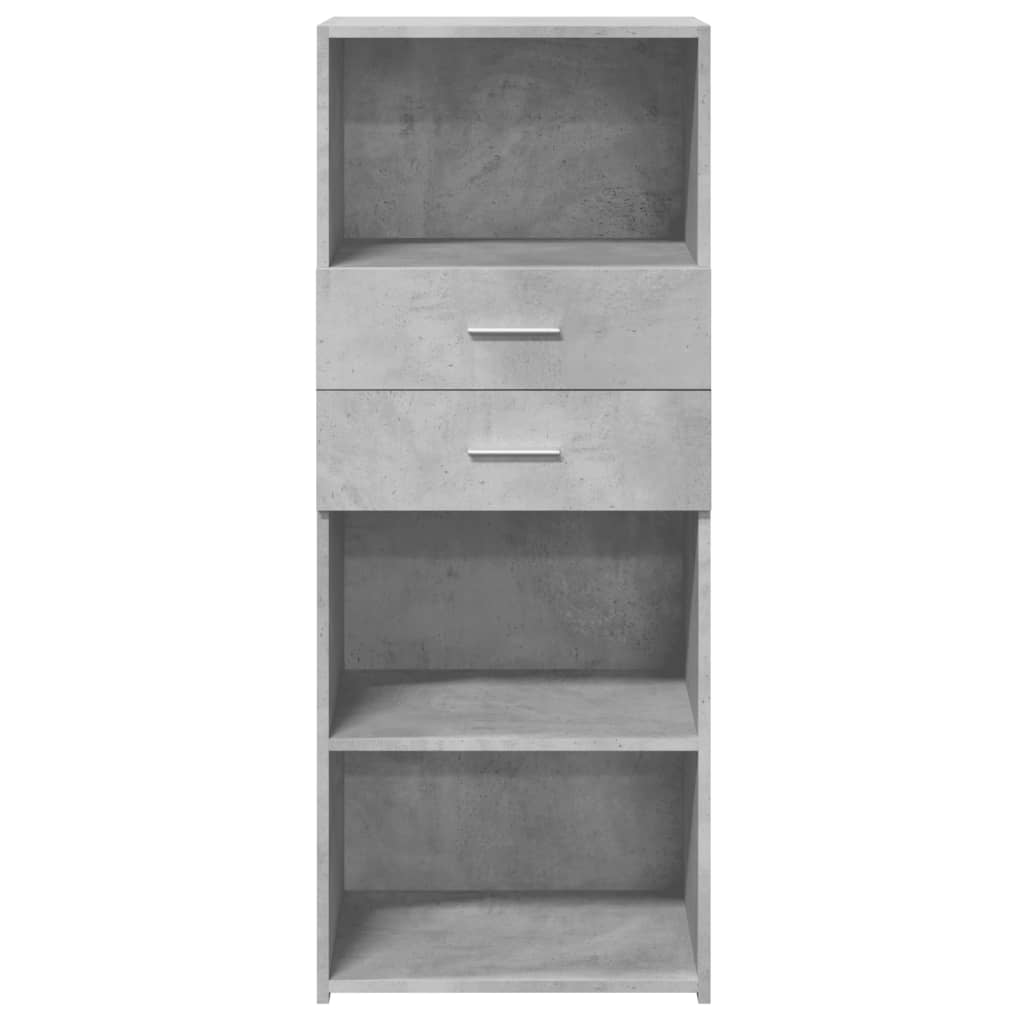 Highboard Betongrau 50x42,5x124 cm Holzwerkstoff