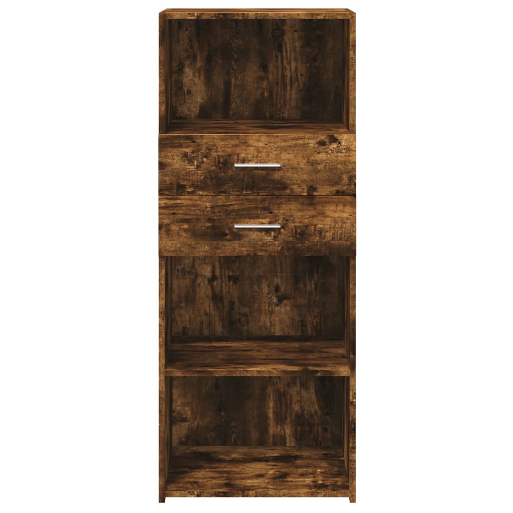 Highboard Räuchereiche 50x42,5x124 cm Holzwerkstoff