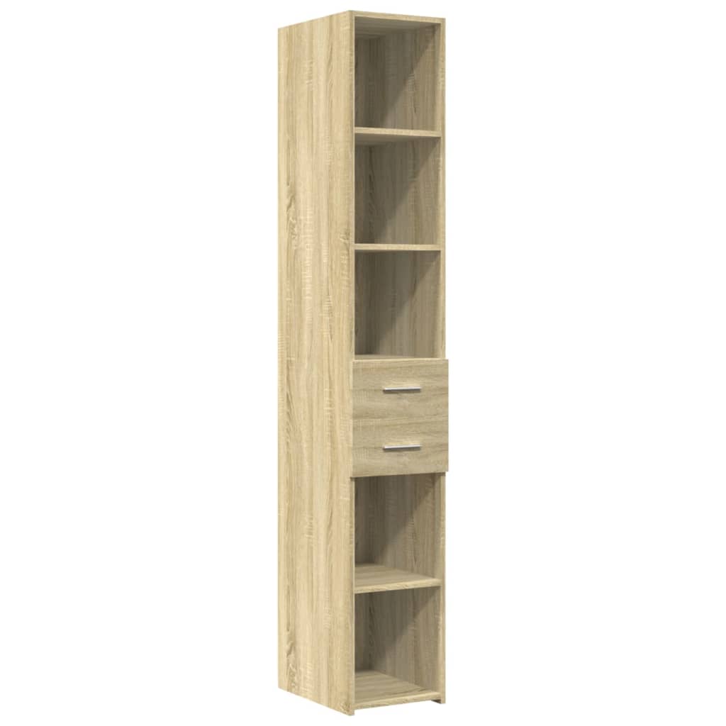 Highboard Sonoma-Eiche 30x42,5x185 cm Holzwerkstoff