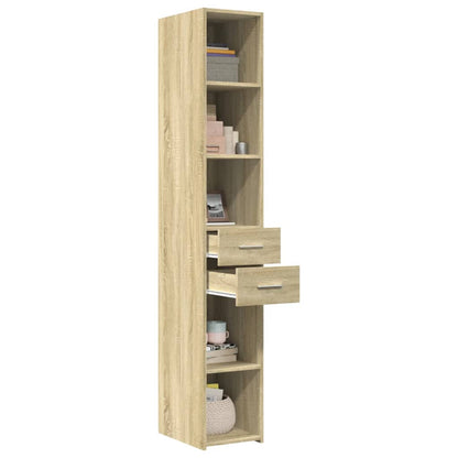 Highboard Sonoma-Eiche 30x42,5x185 cm Holzwerkstoff